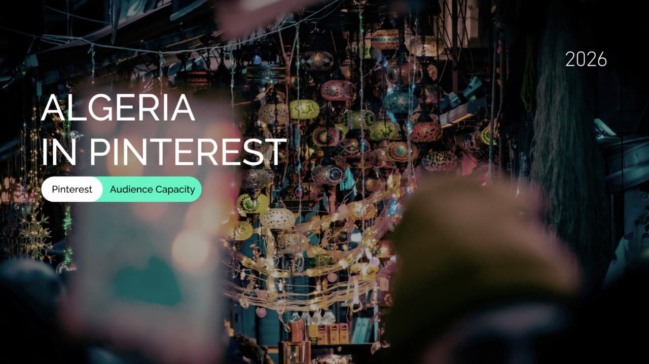 Algeria Pinterest Ad Audience Size by Demographics
