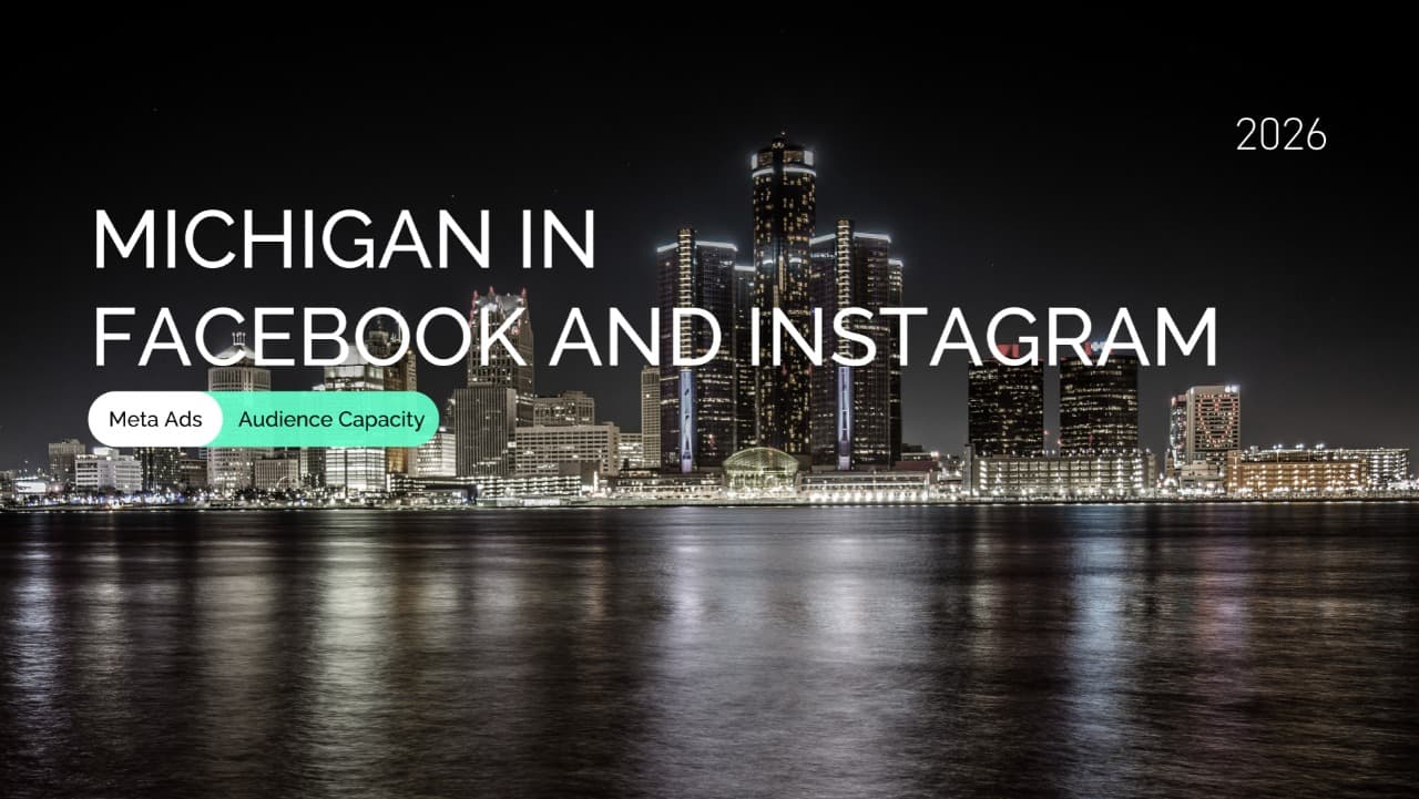 Meta Ads Audience in Michigan: Facebook and Instagram Reach by Targeting Layer