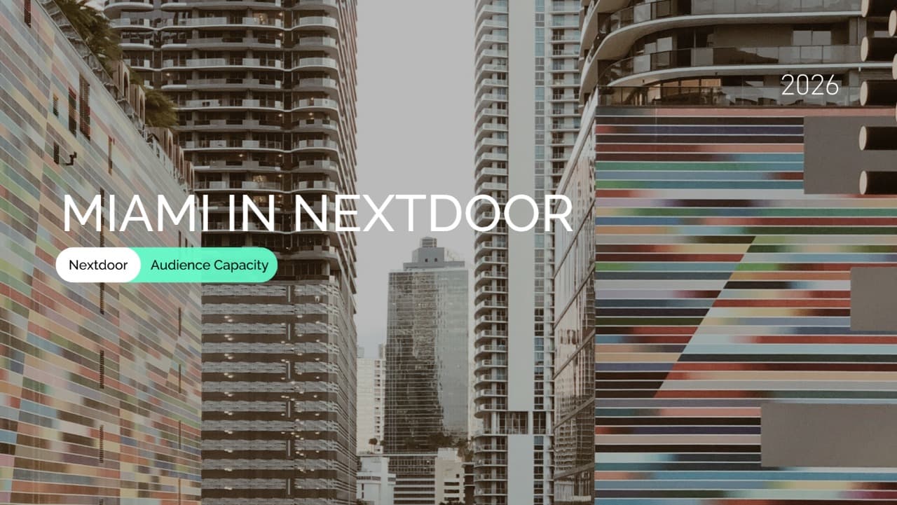 Nextdoor Audience in Miami: Demographics and Interest Segments