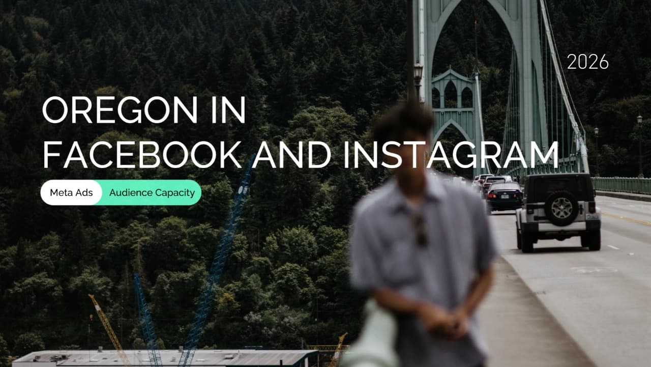 Oregon Facebook and Instagram Audience for Meta Ads: Size, Age, and Gender