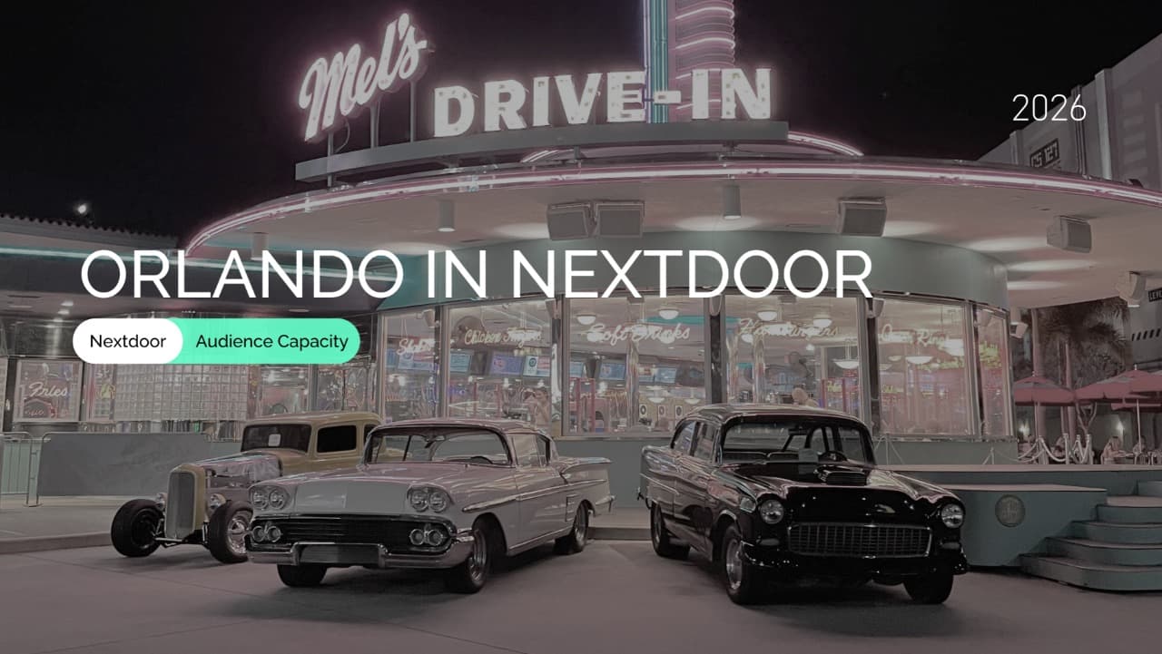 Orlando, FL Nextdoor Audience Reach by Demographics
