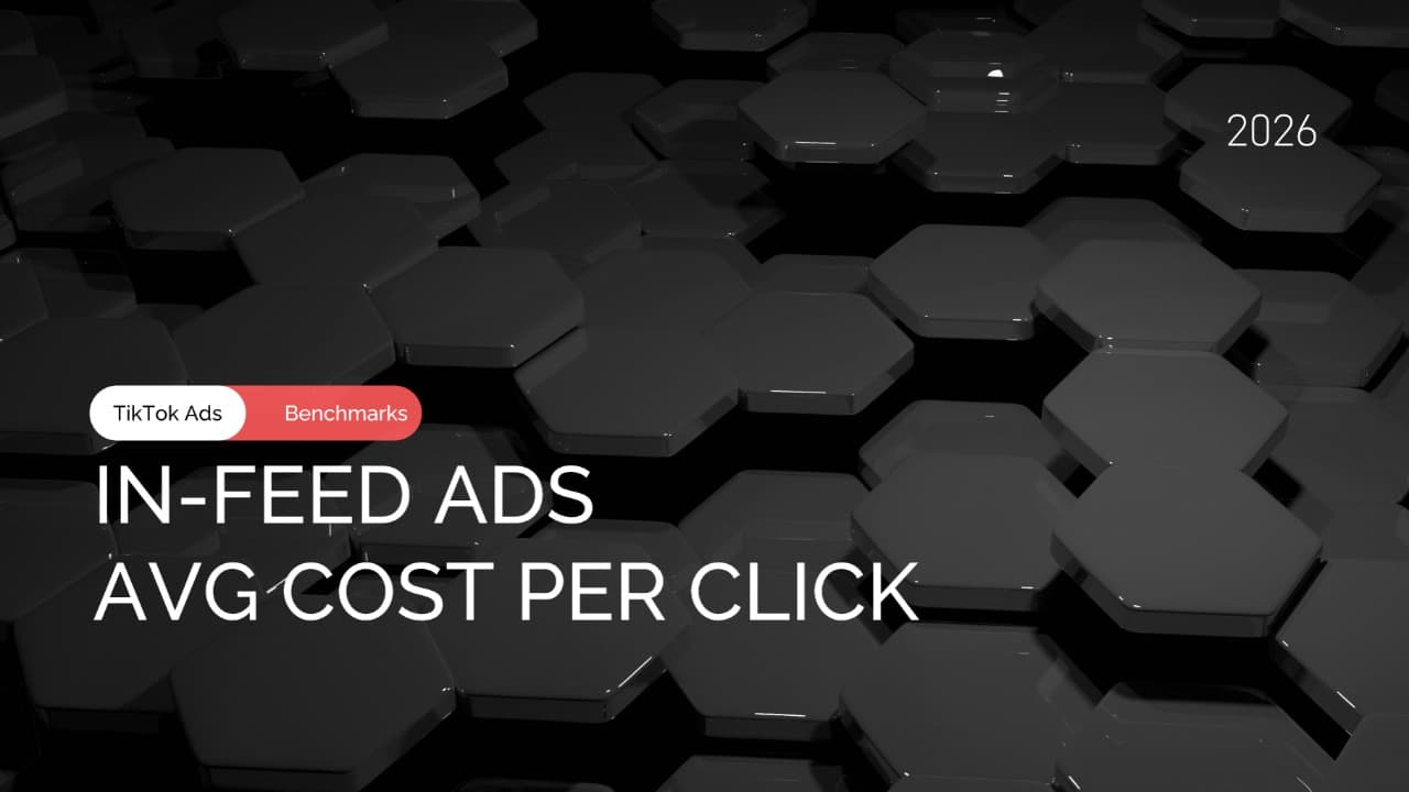 TikTok Ads Traffic Benchmarks 2026: Weak, Average, and Optimal CTR/CPC