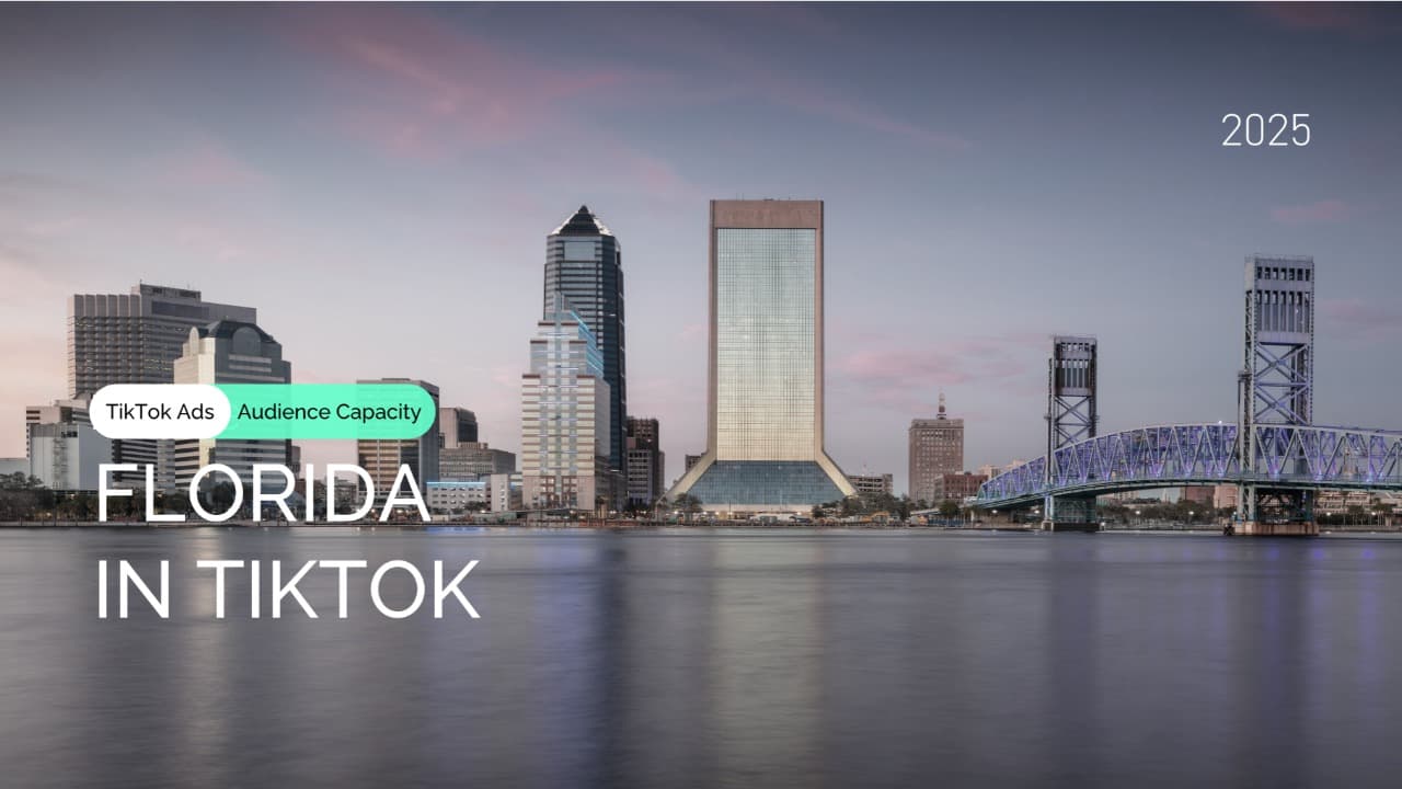 Discover the TikTok Audience in Florida: 9.5M Users, Coverage & Audience Insights