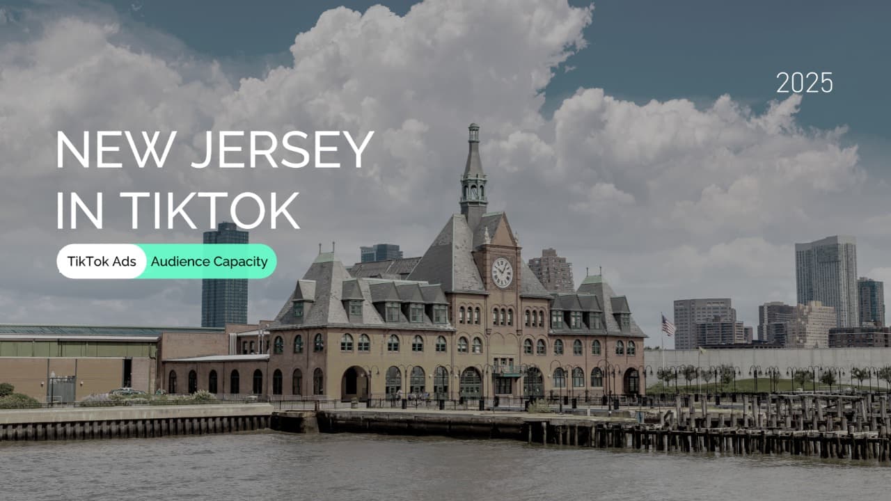 Explore New Jersey TikTok Audience Coverage: 52% Penetration, Landscape Insights