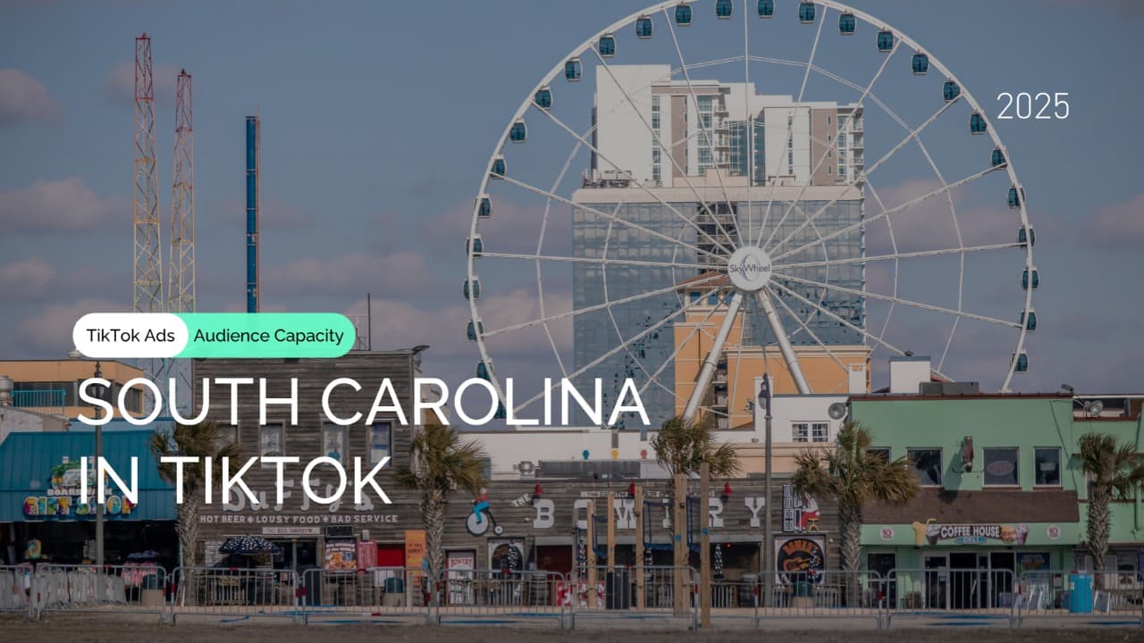 Explore South Carolina TikTok Audience: 2.3M Adult Users, Audience Insights