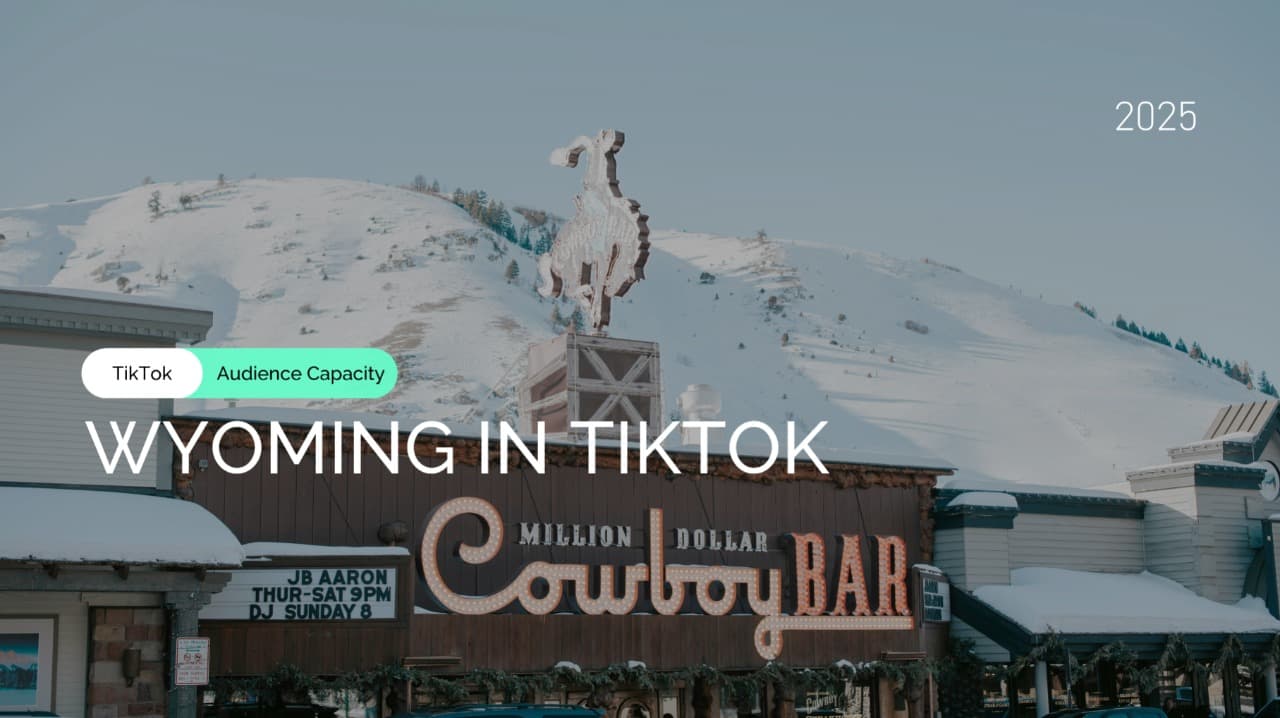 Learn More About Wyoming TikTok Audience Coverage: 37% of Adults, Short Overview
