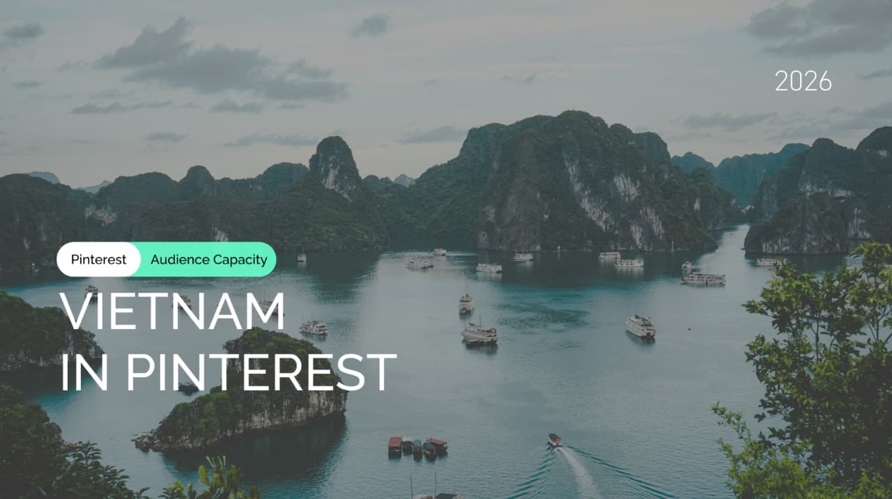 Vietnam Pinterest Ad Audience Size by Demographics